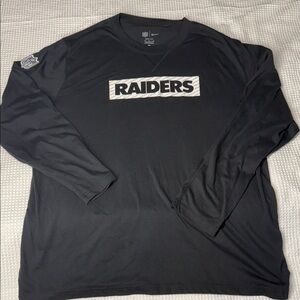 Nike Men's Black Las Vegas Raiders Long Sleeve Tee - XXL